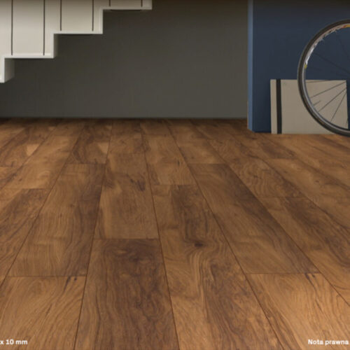 Panel laminowany H04 Kasztan sepia brązowy, długa deska